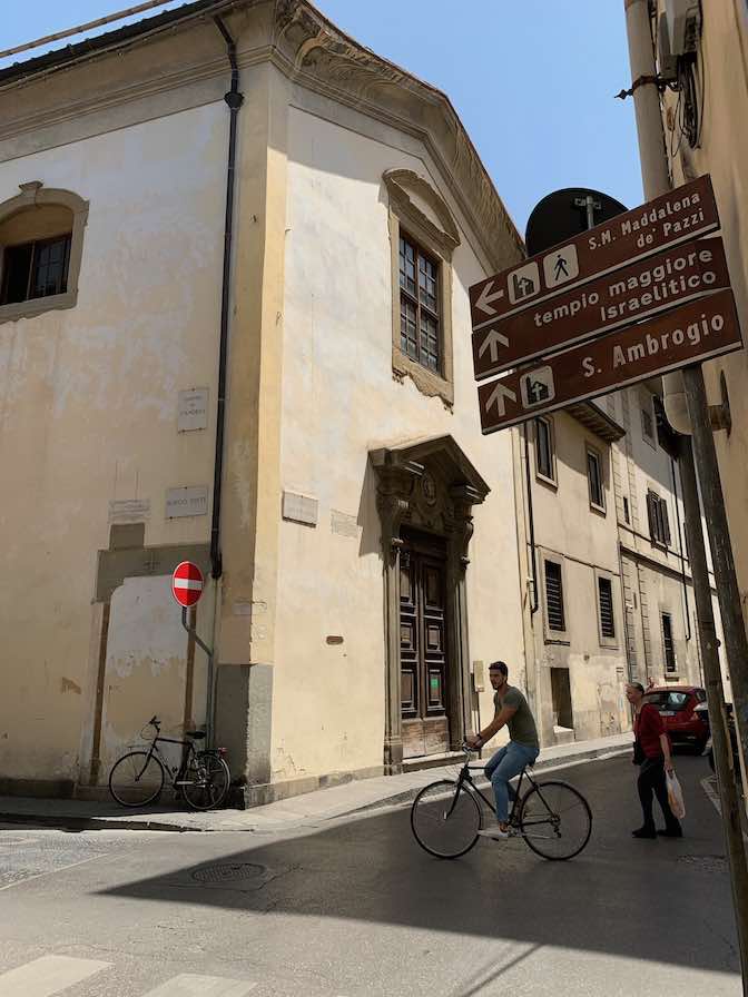 street signs in florence