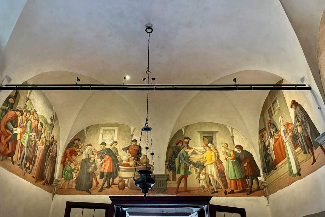 oratorio bonomini of san martino - fresco