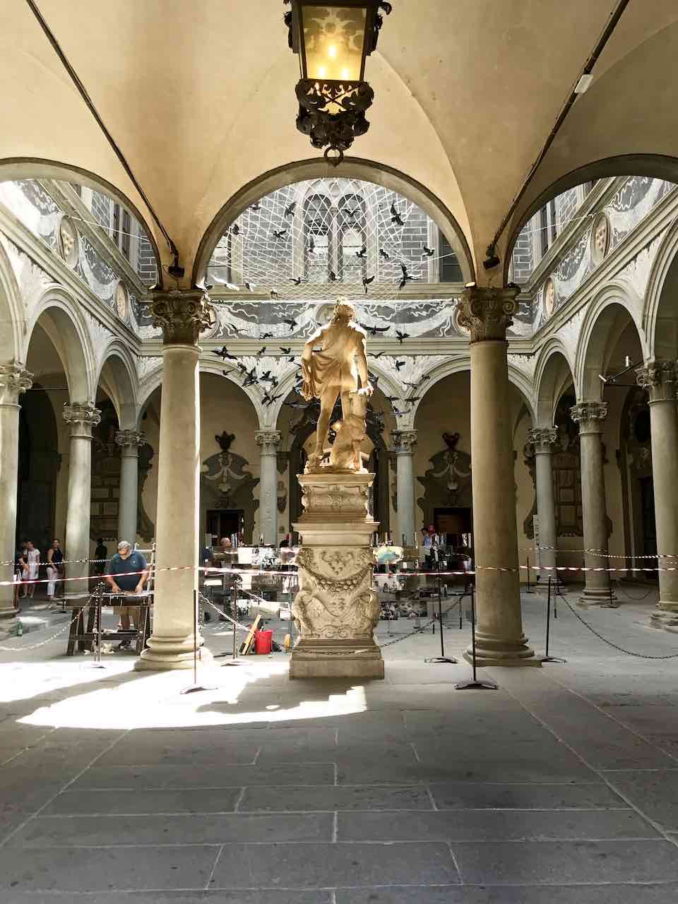 inner court of palazzo medici riccardi