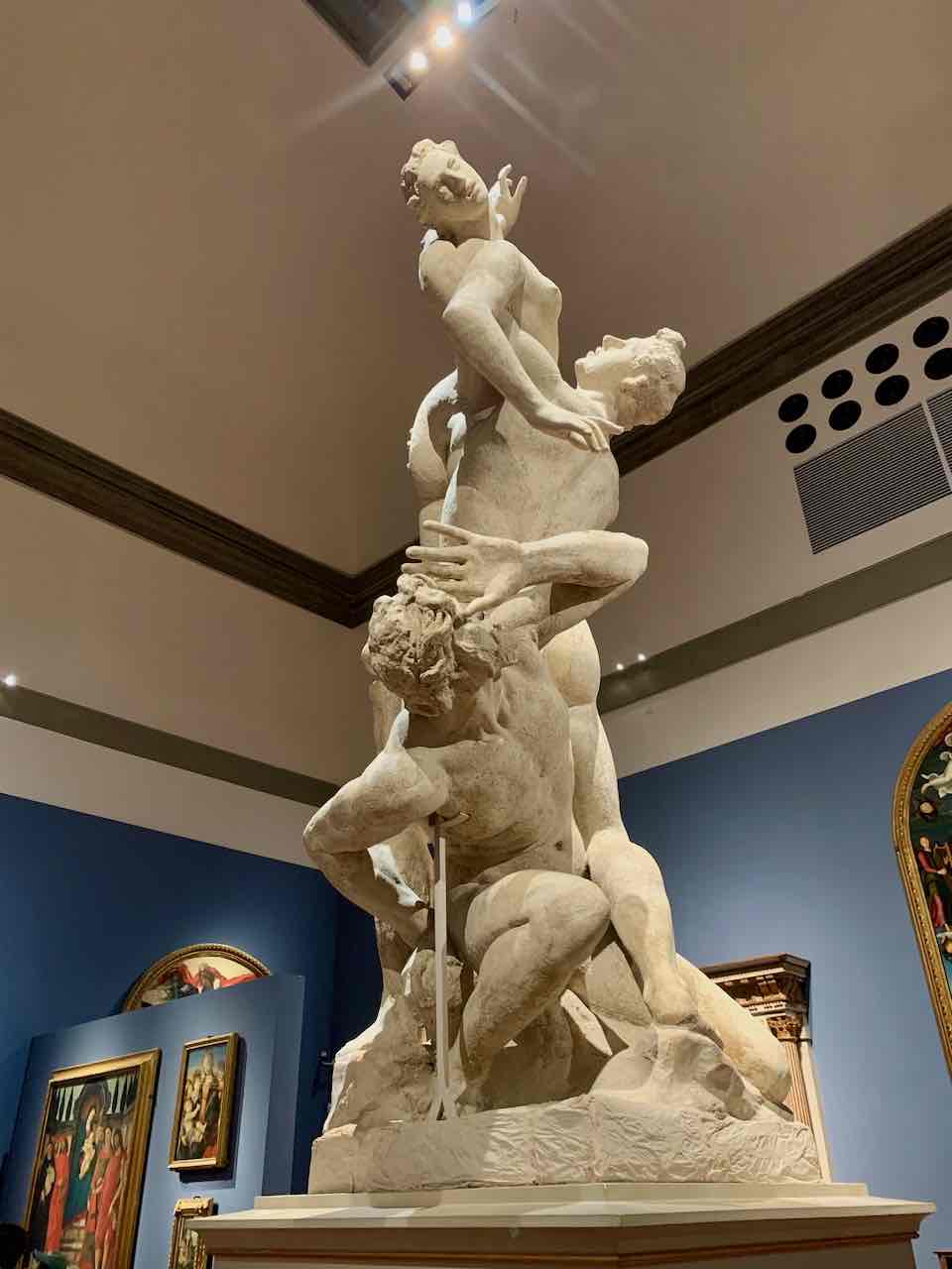 accademia sculpture giambologna rape of sabines