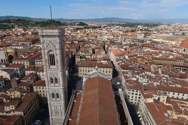 View of florence from duomo