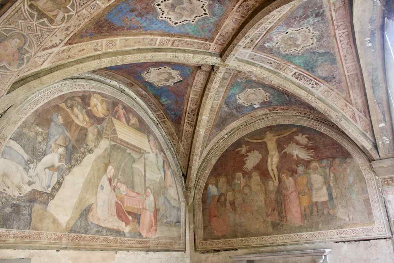 frescoes on the ceiling of santa maria novella