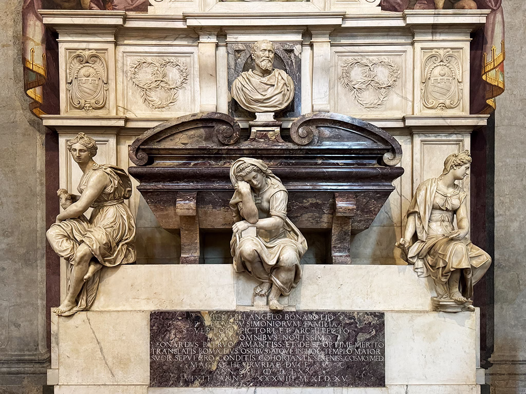 Santa Croce Interior Michelangelo Tomb