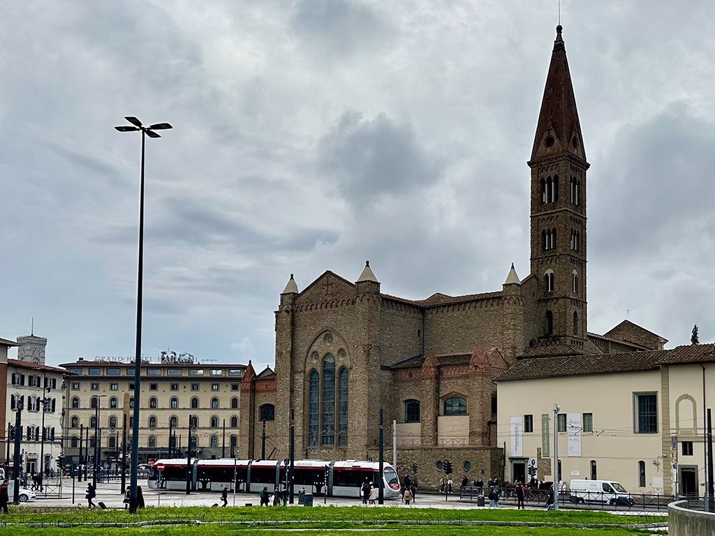 Back of Santa Maria Novella view from Train Station