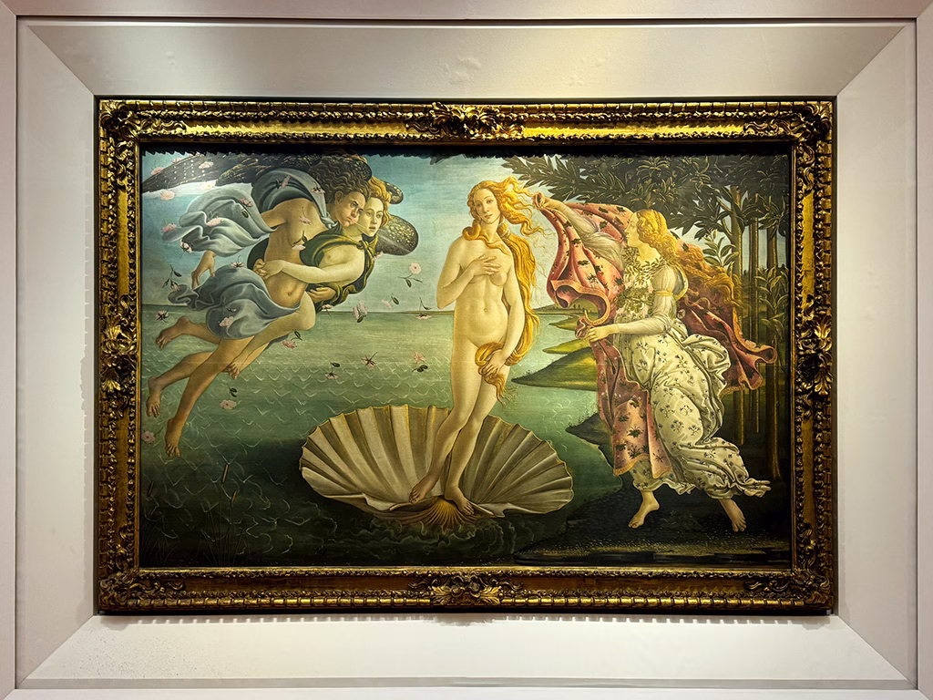 Uffizi Gallery Botticelli's Venus Painting